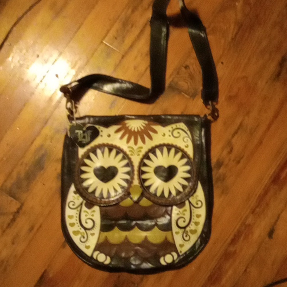 Loungefly leather owl purse